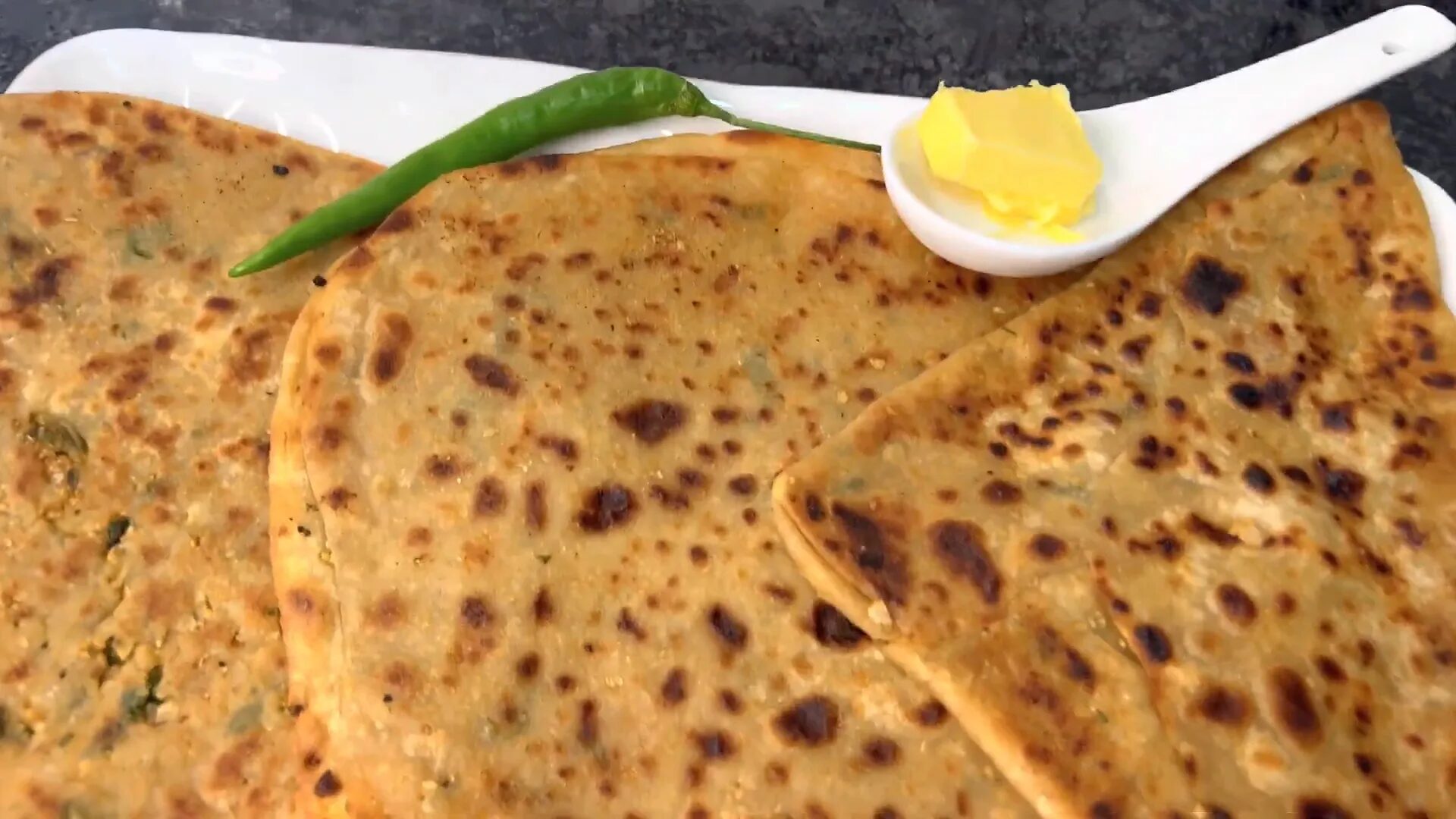 Ingredients for parantha filling