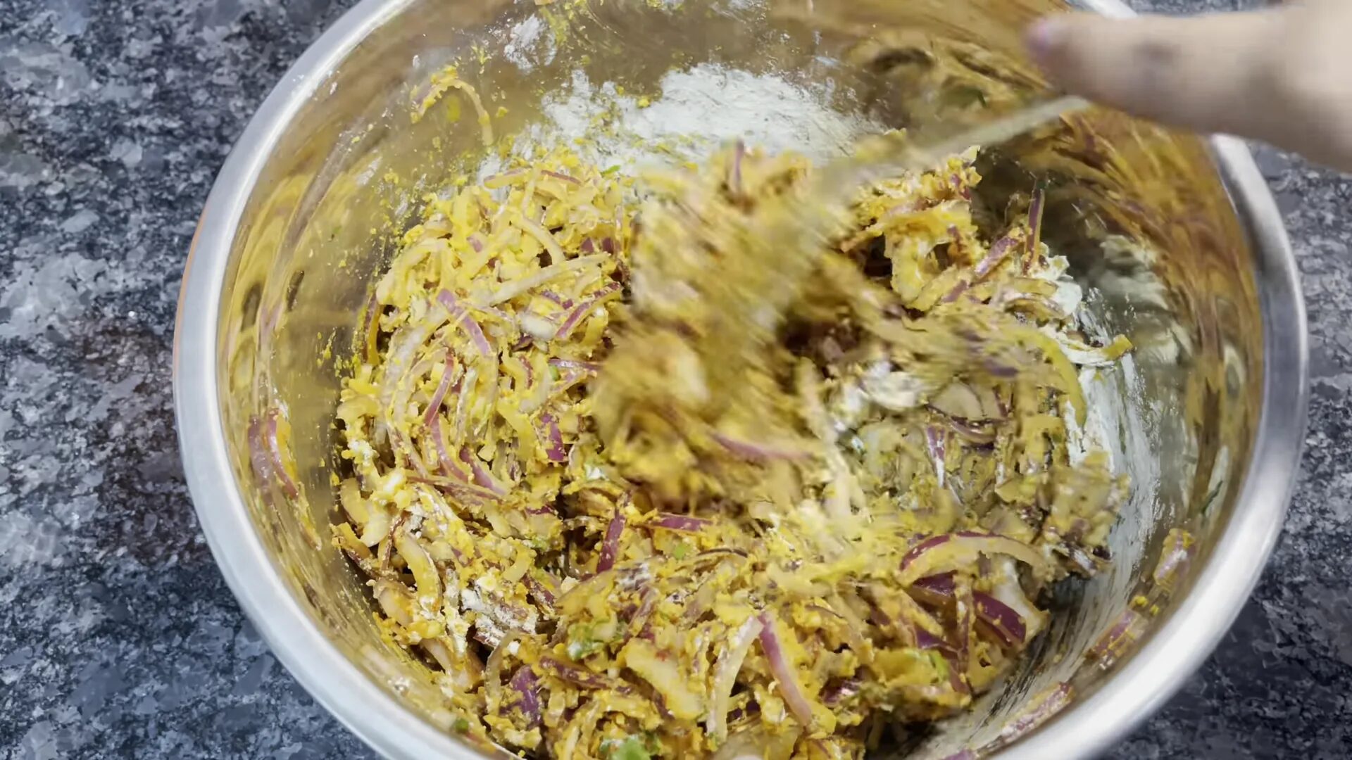 Adjusting the consistency of the batter