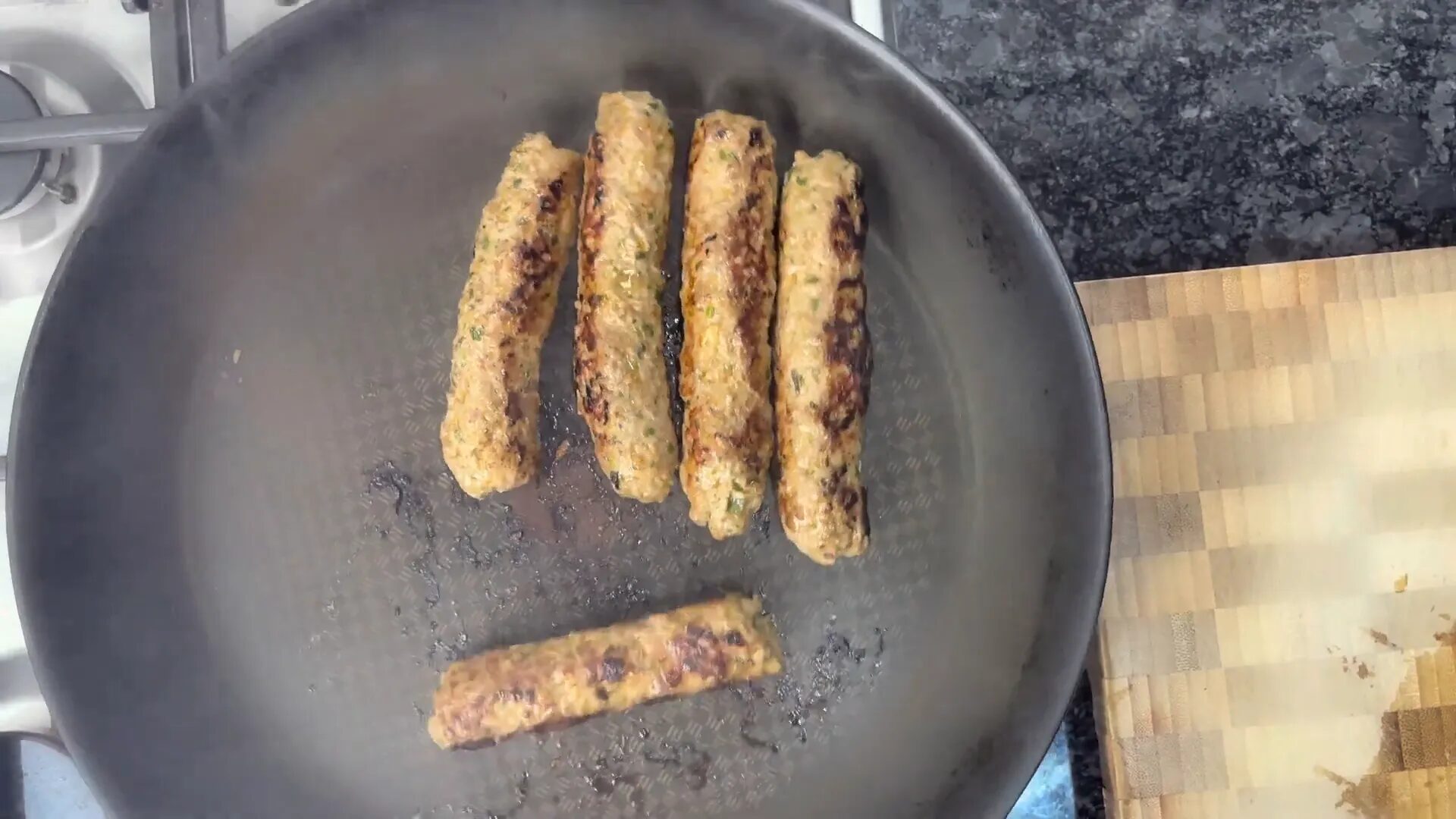 Cooking seekh kebabs in the oven