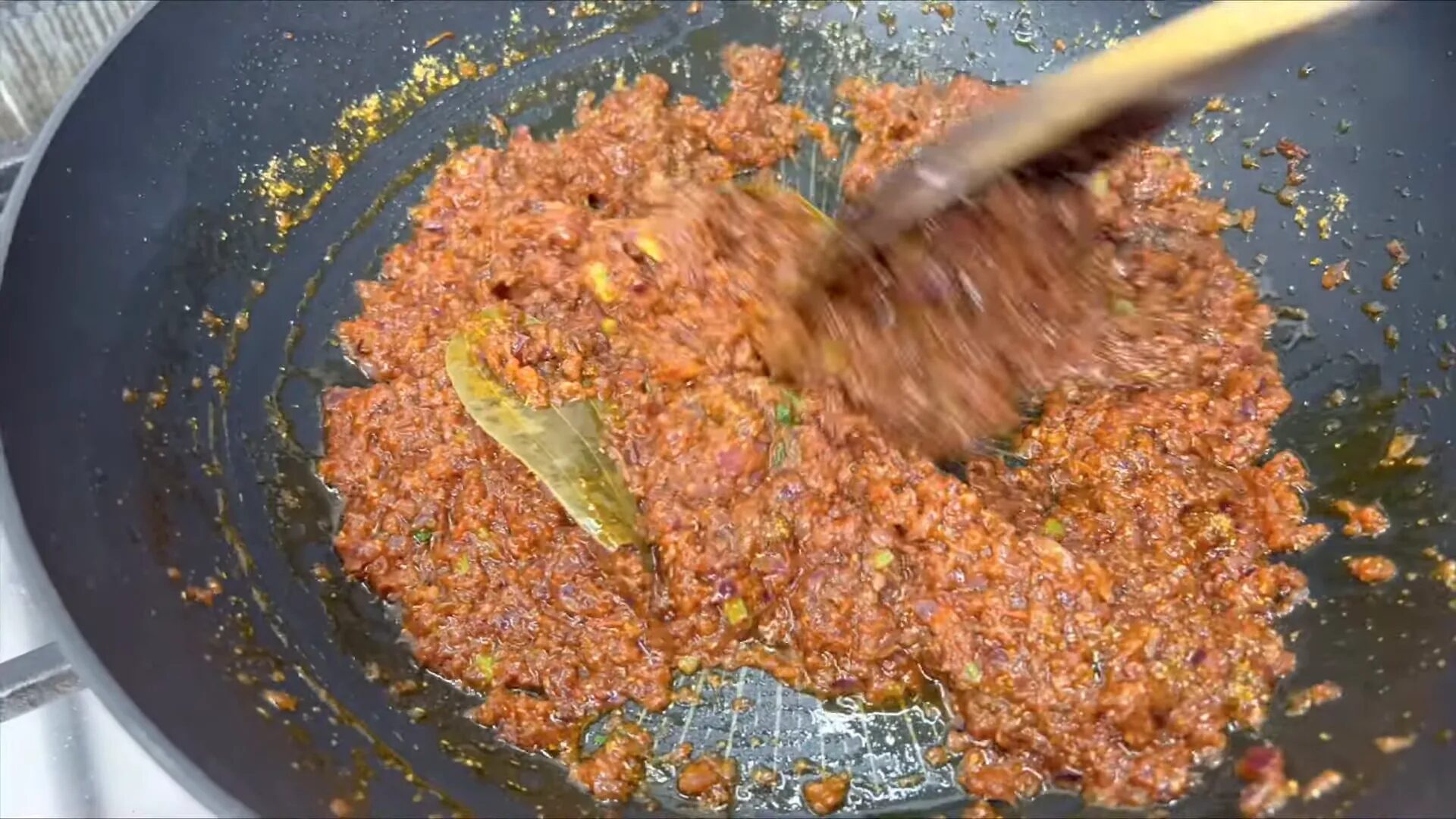 Combining kidney beans with the masala